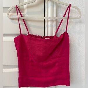 Reformation Pink Top Size 8